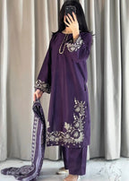 Ruby  Embroidered 3 pc