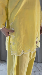 Avo Embroidered 2PC (Short Shirt with Farshi Shalwar)