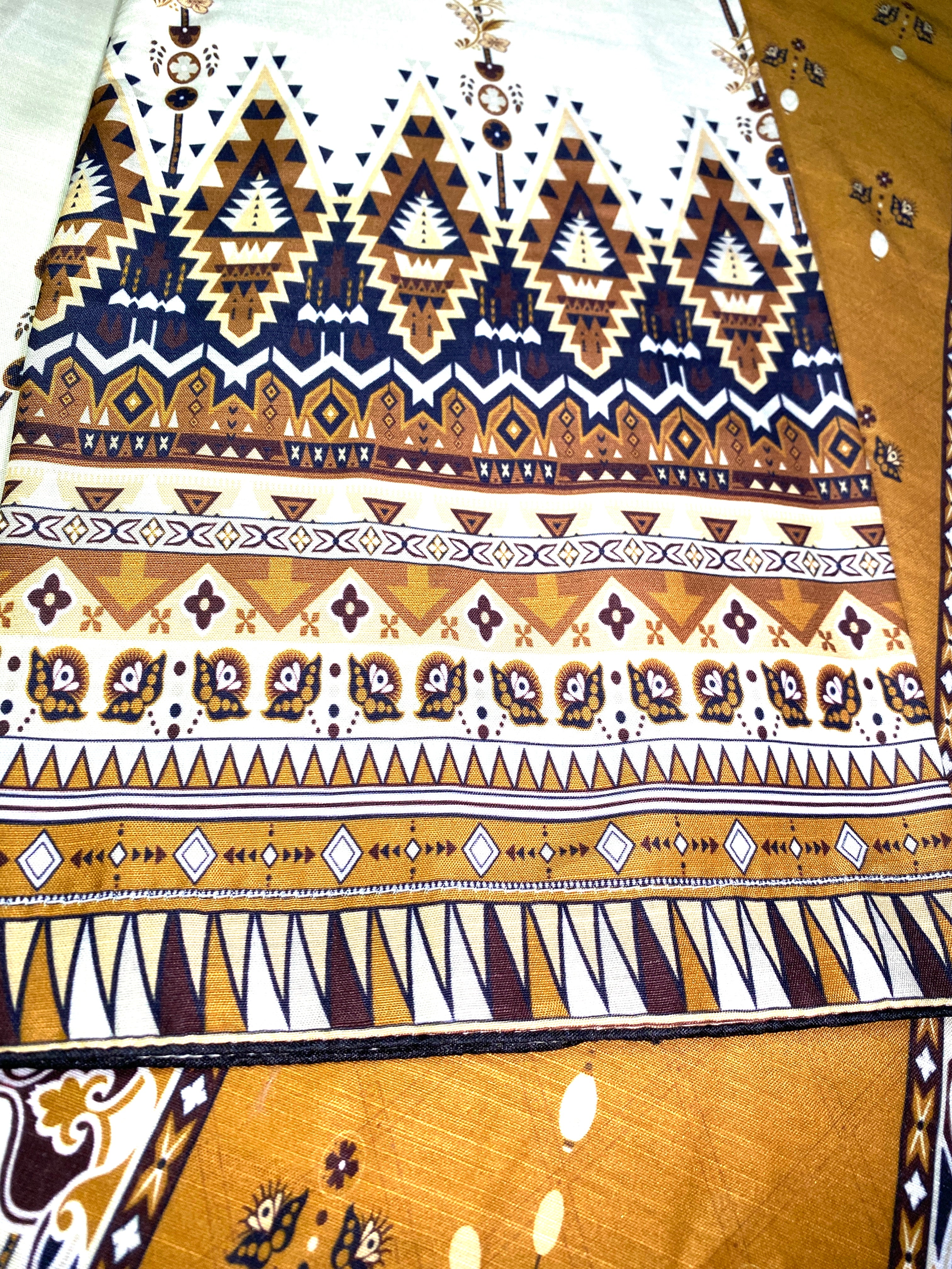 Sunflower print 2 pc