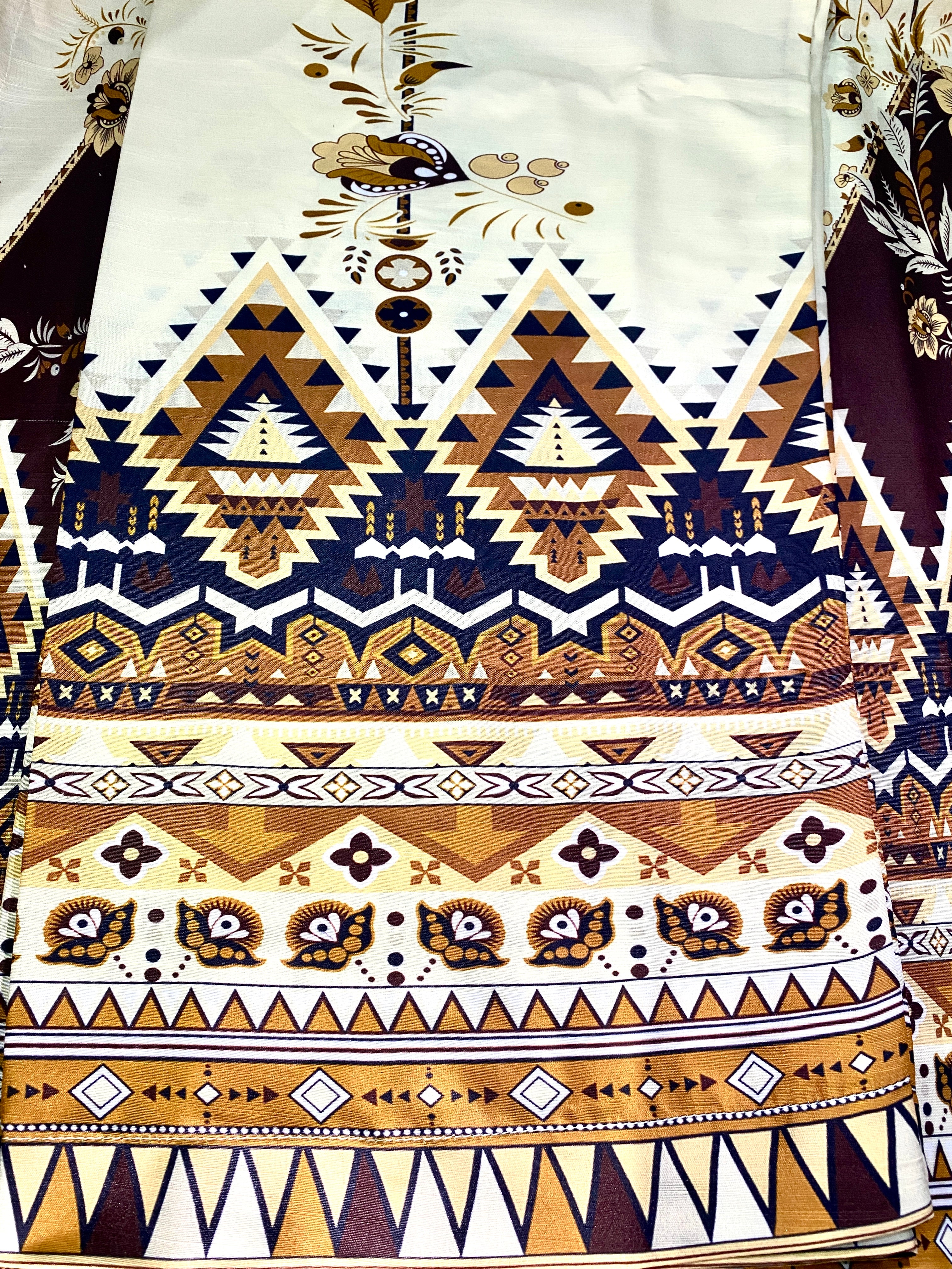 Sunflower print 2 pc