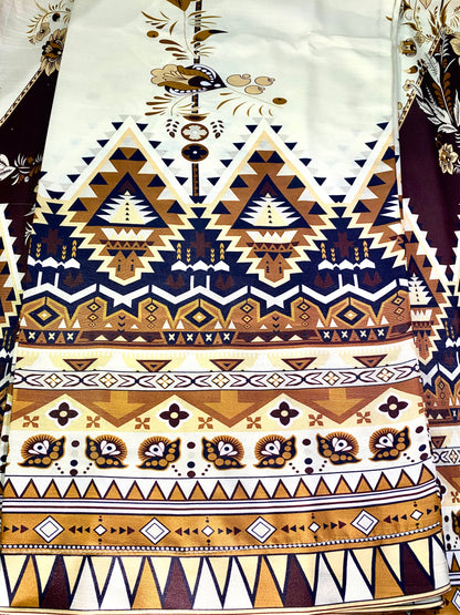 Sunflower print 2 pc