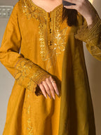 Heer  Frock Embroidered 3 pc