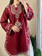 Anmol 2pc (Short Shirt with Farshi Shalwar)