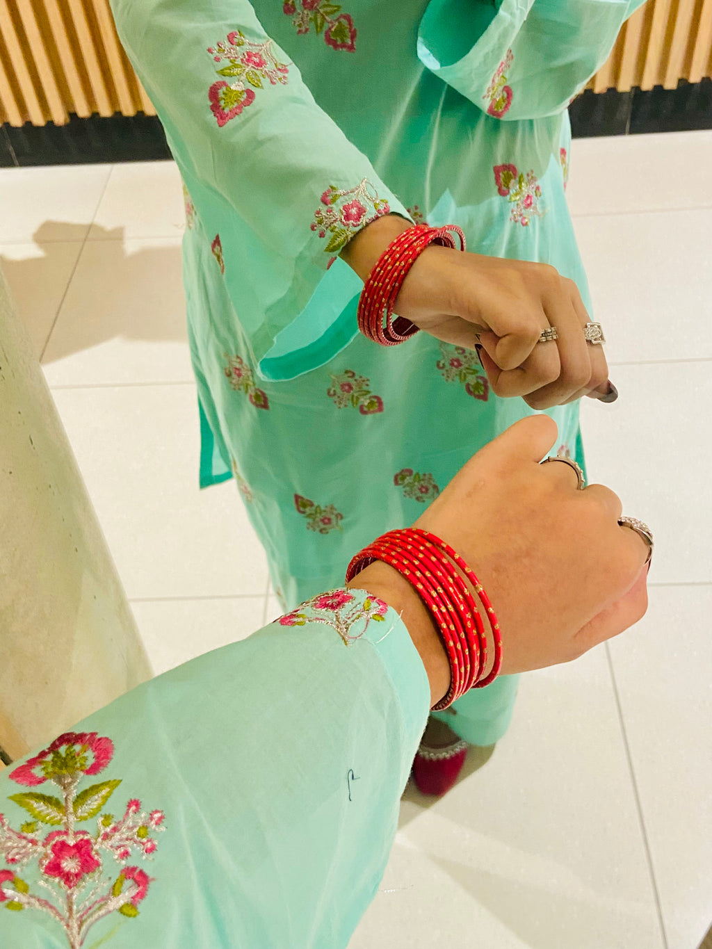 Sehar 2-Piece (Short shirt with Farshi Shalwar)