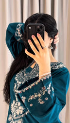 Mehnaaz - 2Pc (Short Shirt with Farshi Shalwar)