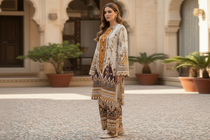 Sunflower print 2 pc