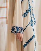 Moon off white Embroidered 3PC