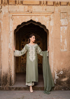 shanzey Embroidered 3 pc