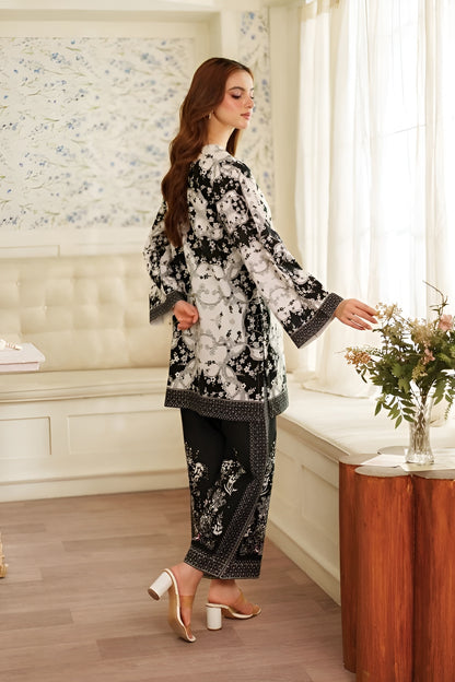 2 piece printed creab fabric