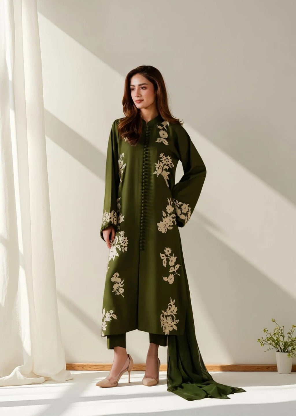 Lamiya Embroidered 3 PC