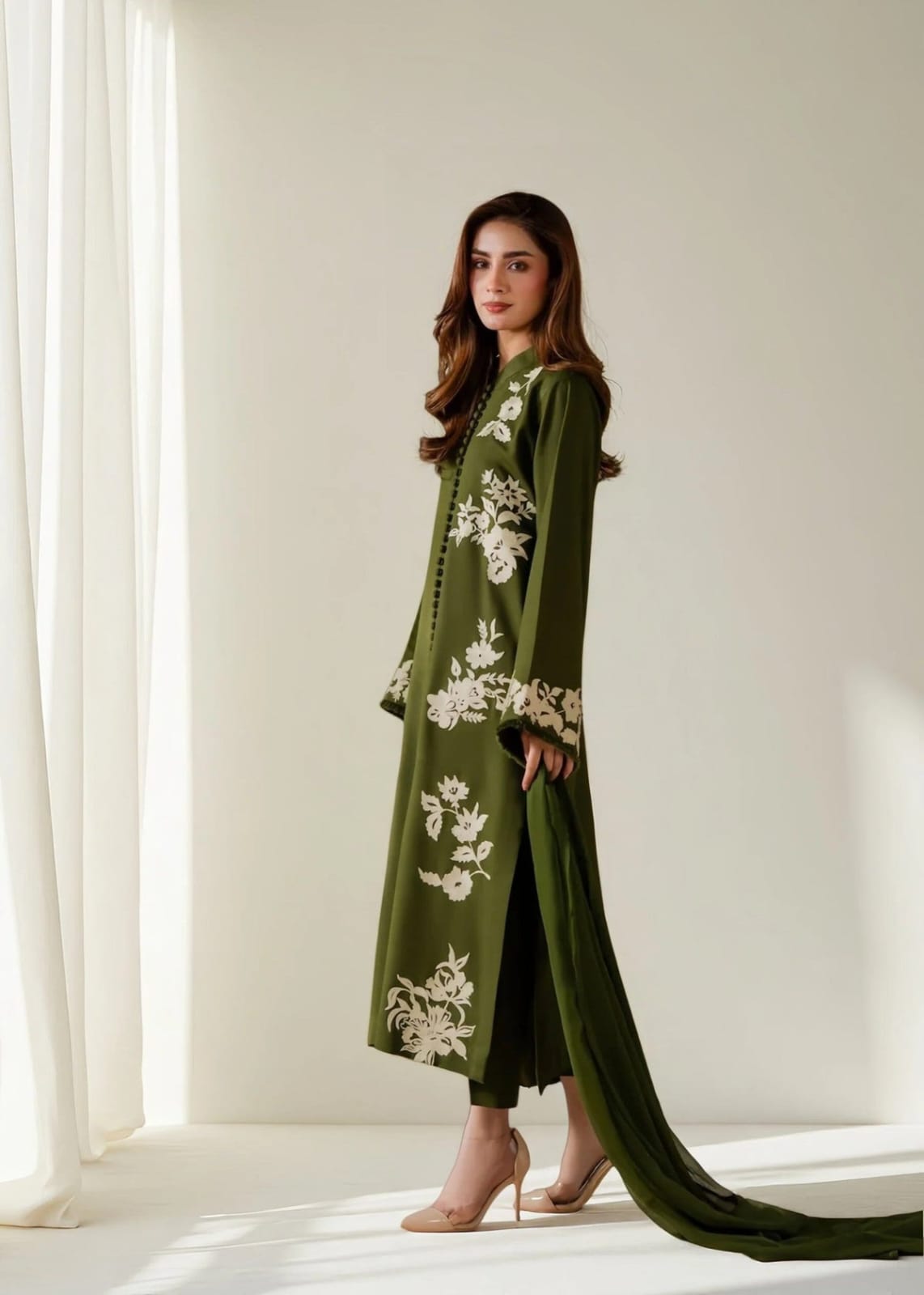 Lamiya Embroidered 3 PC