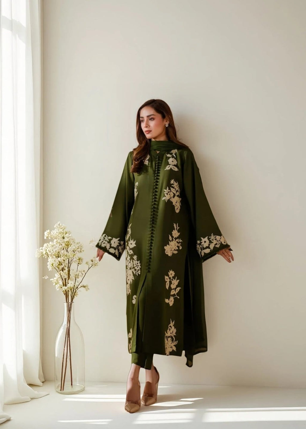 Lamiya Embroidered 3 PC
