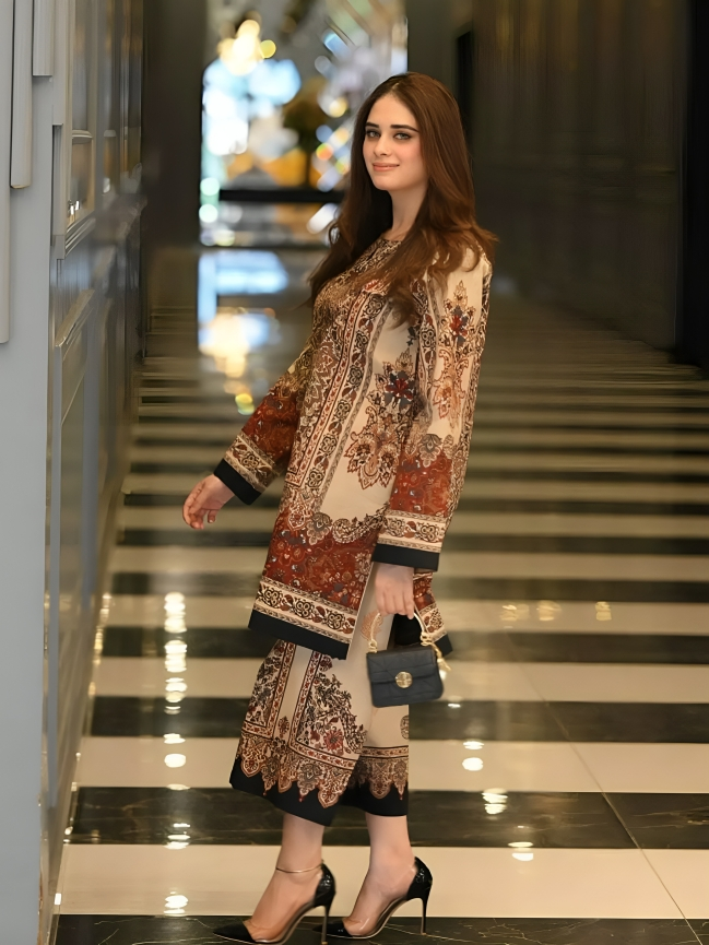 Royal Grace 2 piece printed